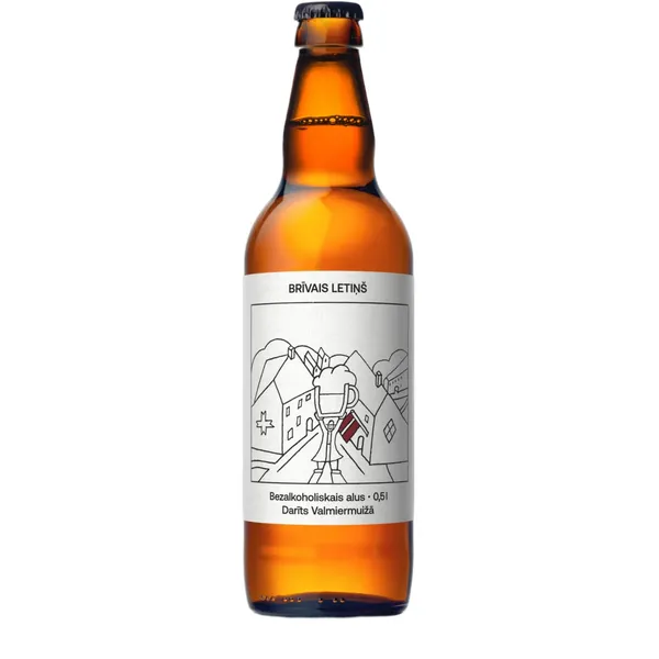 Bezalkoholiskais alus Valmiermuižas Brīvais Letiņš 0,5l