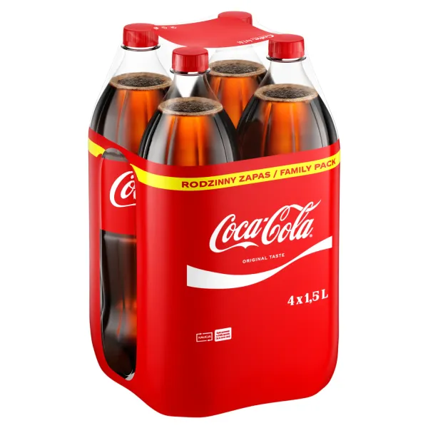 Bezalkoholiskais dzēriens Coca-cola 4x1,5l