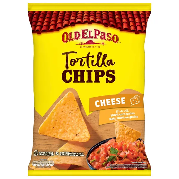 Bezglutēna čipši Old El Paso siera 185g