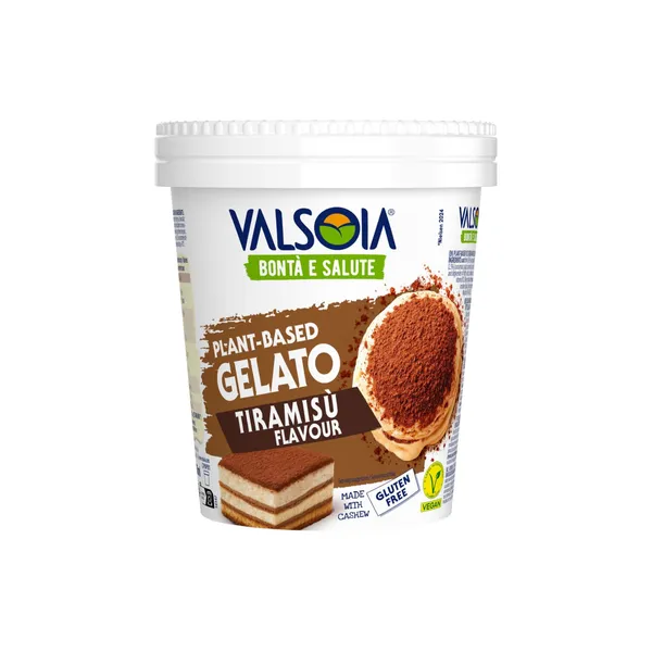Bezglutēna saldējums Valsoia ar tiramisu garšu 510ml/300g