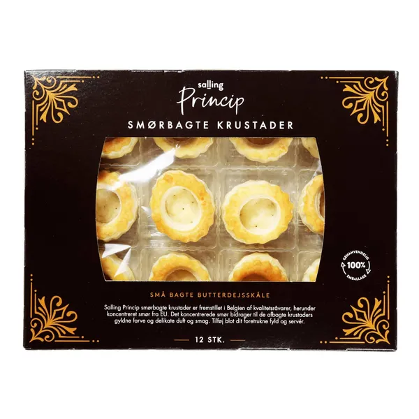 Bezrauga kārtainās mīklas groziņi Salling Princip ar sviestu, cepti 54g