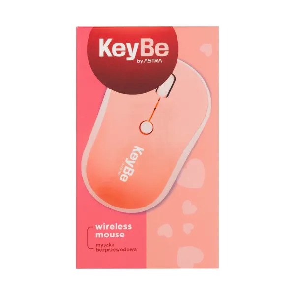 Bezvadu pele KeyBe rozā AW26