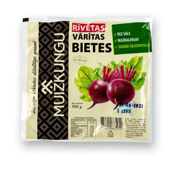 Bietes vārītas rīvētas Muižkunga 500g