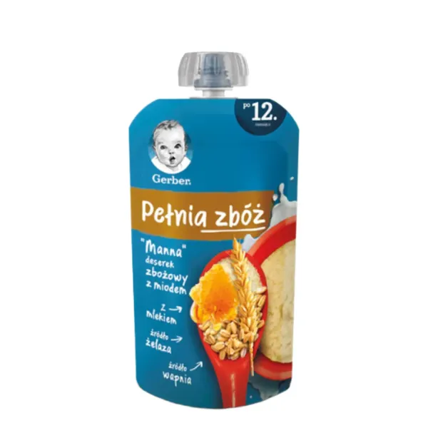 Biezenis Gergber ar graudaugiem, medus garša, no 1 gada 110g
