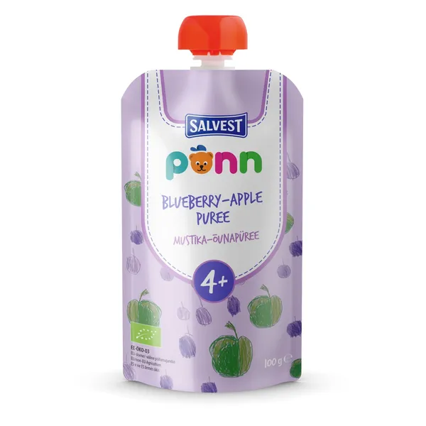 Biezenis Ponn melleņu - ābolu BIO no 4 mēnešiem 100g