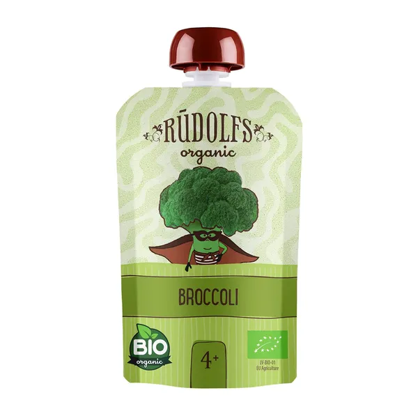 Biezenis Rūdolfs Brokoļu zīdaiņiem no 4 mēnešu vecuma BIO 90g