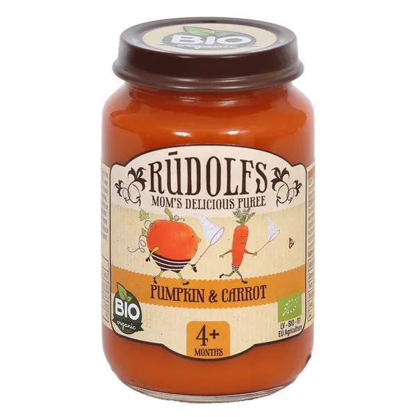 Biezenis Rūdolfs Ķirbju, burkānu BIO 190g