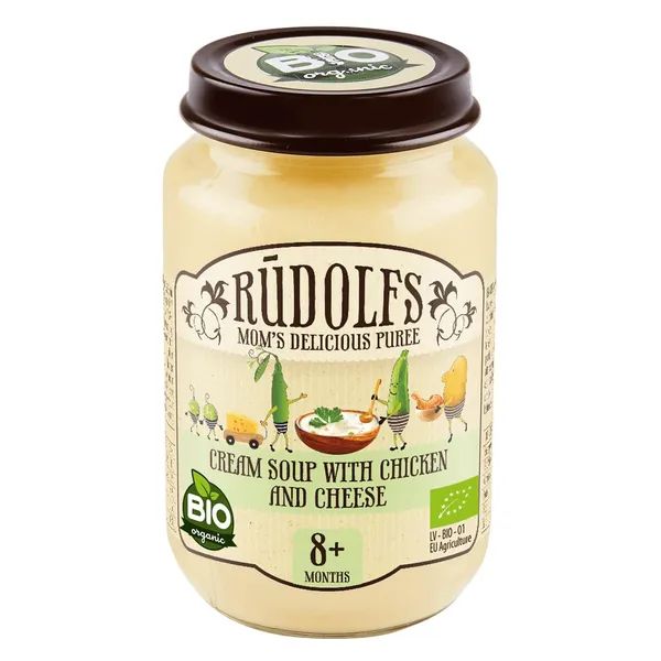 Biezenis Rūdolfs krēmzupa ar vistu BIO 190g