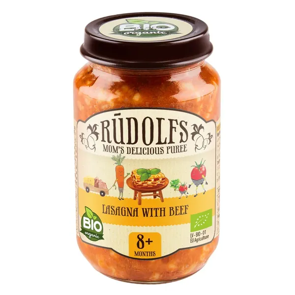 Biezenis Rūdolfs lazanja ar jaunlopu BIO 190g