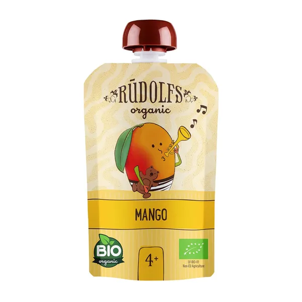 Biezenis Rūdolfs Mango zīdaiņiem no 4 mēnešu vecuma BIO 90g