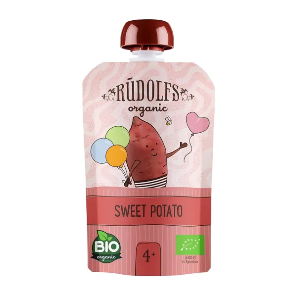 Biezenis Rūdolfs Saldā kartupeļa zīdaiņiem no 4 mēnešu vecuma BIO 90g