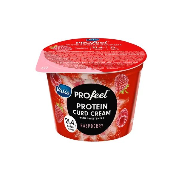 Biezpiena krēms Valio profeel aveņu 200g