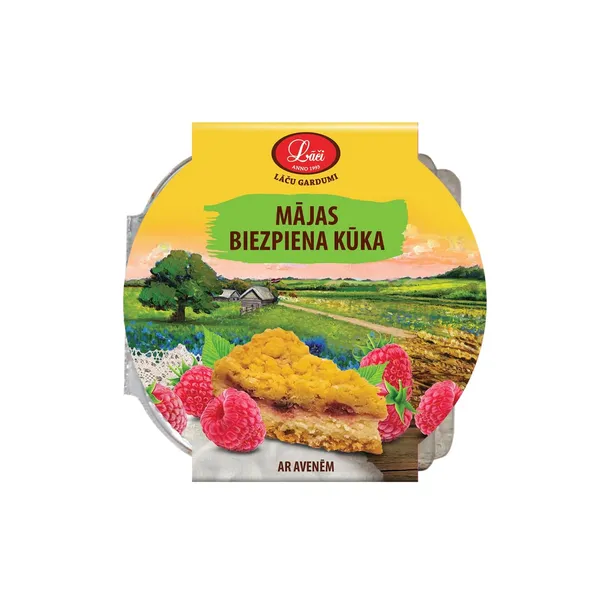 Biezpiena kūka Lāči mājas ar avenēm 600g