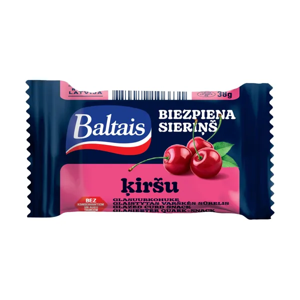BIEZPIENA SIERIŅŠ BALTAIS ĶIRŠU 38G