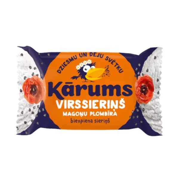 Biezpiena sieriņš ar magonēm un plombīra garšu, 45g