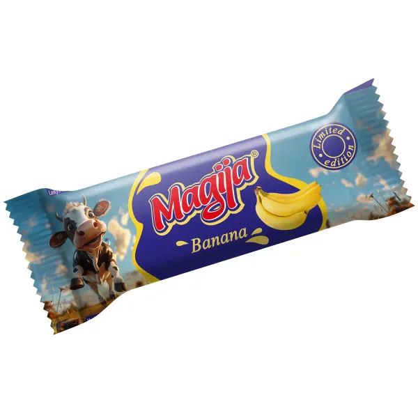 Biezpiena sieriņš Magija ar banānu garšu 40g