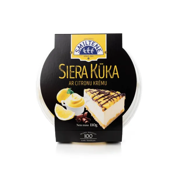 Biezpiena torte Smiltene Grab&go citronu 110g