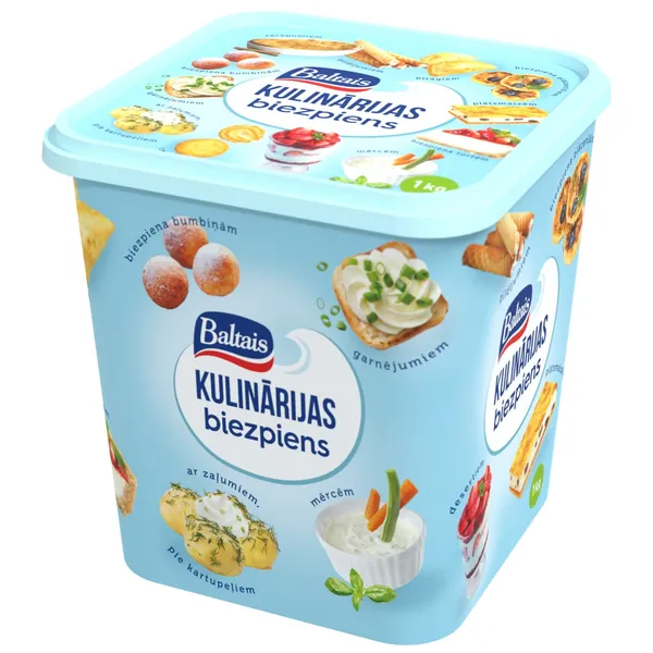 Baltais Kulinārijas biezpiens 1kg