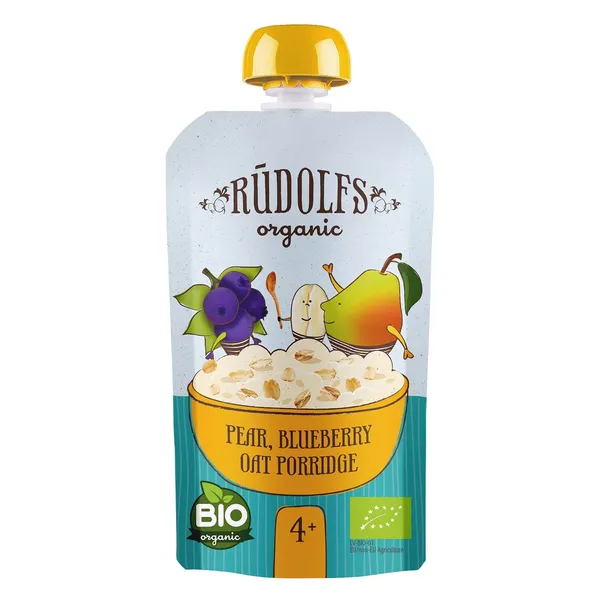 Biezputra Rūdolfs Bio bumbieru, melleņu un auzu 110g