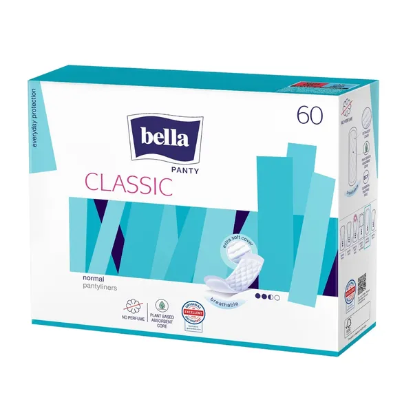 Biksīšu ieliktnīši Bella Panty Classic 60gab