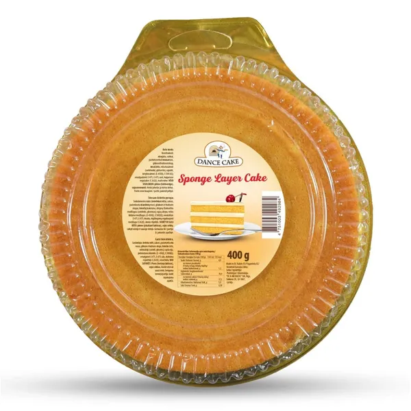 Biskvītkūka Dance Cake vaniļas 400g