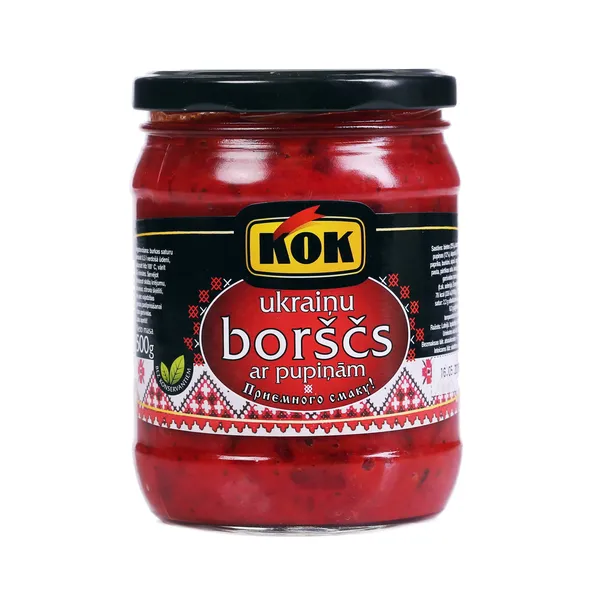 Zupa Ukraiņu borščs ar pupiņām 500g, KOK