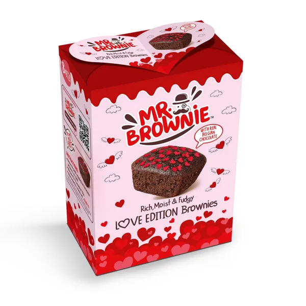 Braunijs Mr Brownie ar beļģu šokolādes gabaliņiem 200g