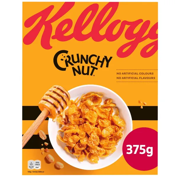 Kellogg's Brokastu pārslas CRUNCHY NUT 375g