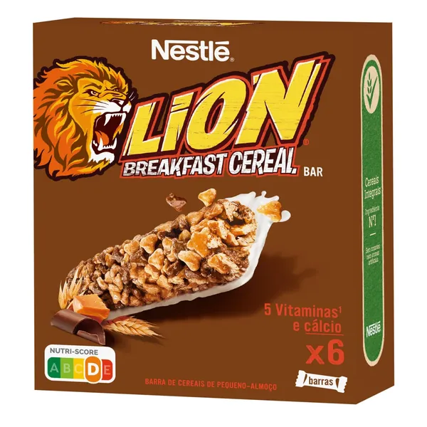 Brokastu pārslu batoniņš Nestle Lion 6x25g