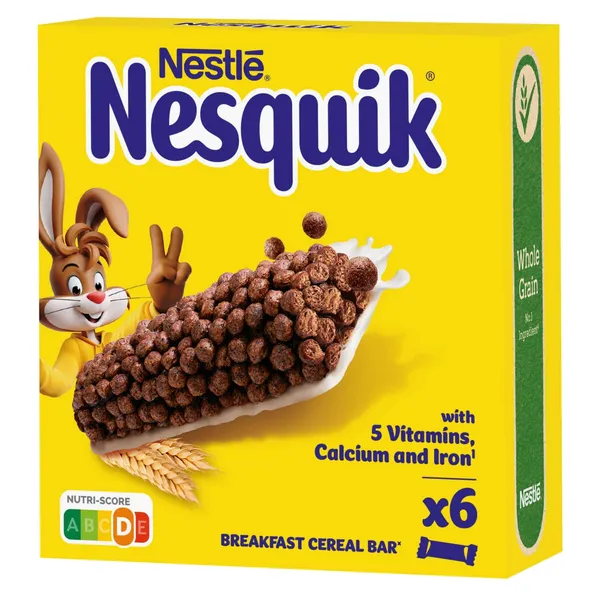 Brokastu pārslu batoniņš Nestle Nesquik 6x25g