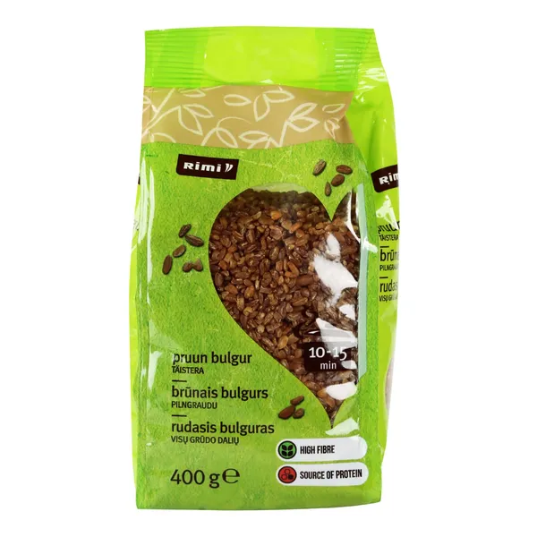 Brūnais pilngraudu bulgurs Rimi 400g