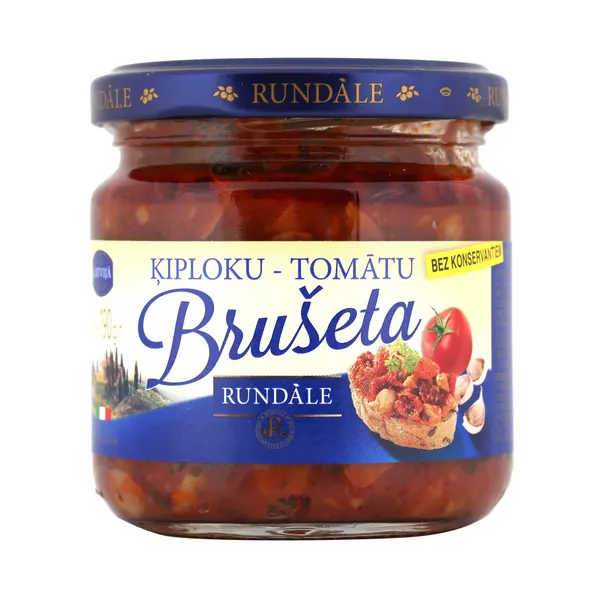 Ķiploku-tomātu brušeta "RUNDĀLE" 190g