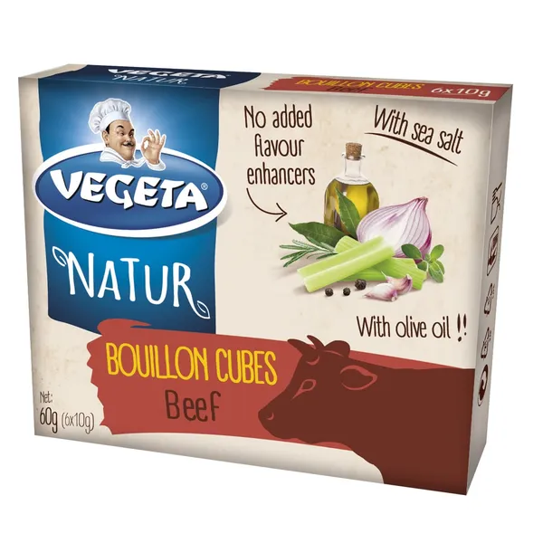 Buljona kubiņi Vegeta Natur liellopa 60g