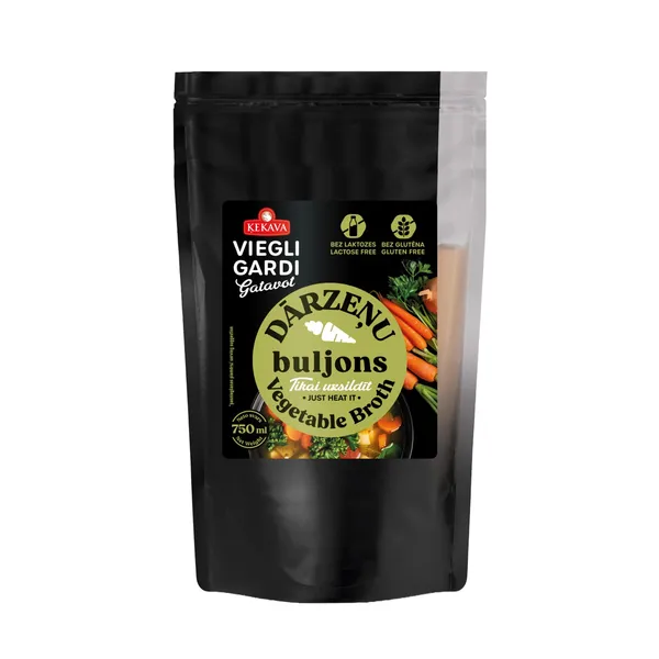 BULJONS ĶEKAVA DĀRZEŅU 750ML