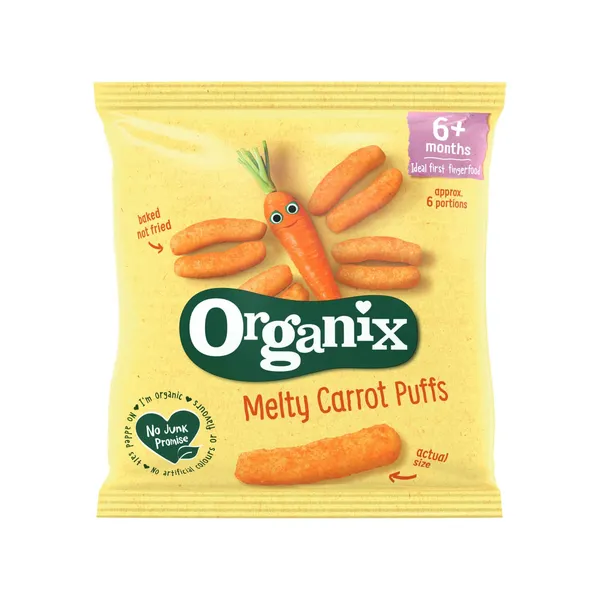 Burkānu uzkoda Organix no 6 mēnešiem 20g