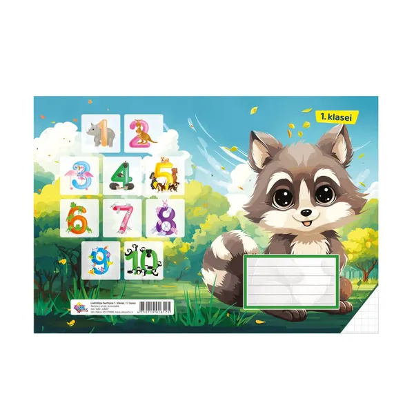 Burtnīca Abc Jums rūtiņu 1 klasei 12lp