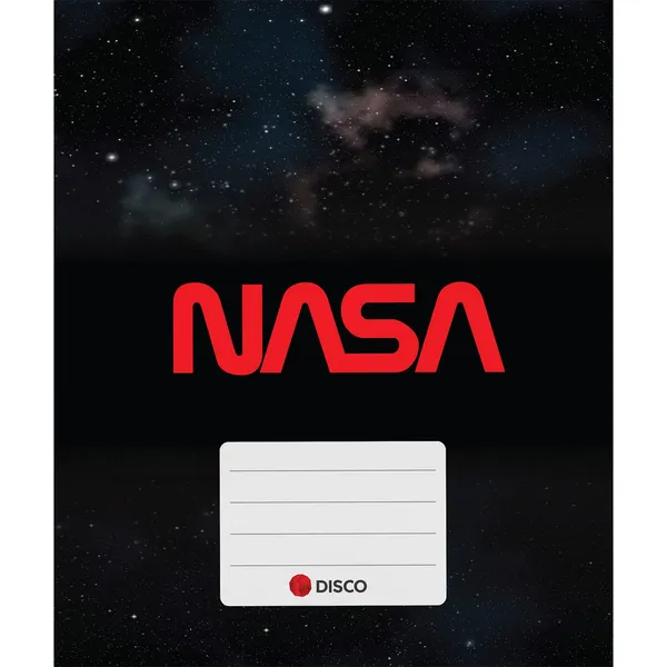 Burtnīca Disco NASA, 32 lapas, krāsa un dizains var atšķirties BS26