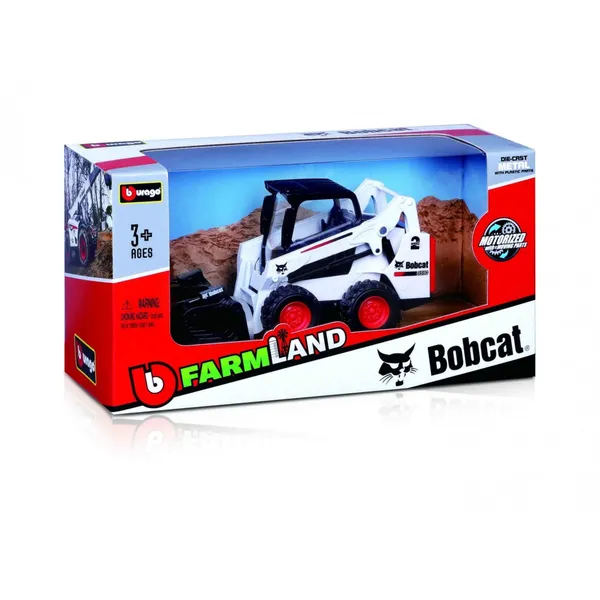Būvmašīna Bburago 10cm Bobcat 18-31800 krāsa un dizains var atšķirties