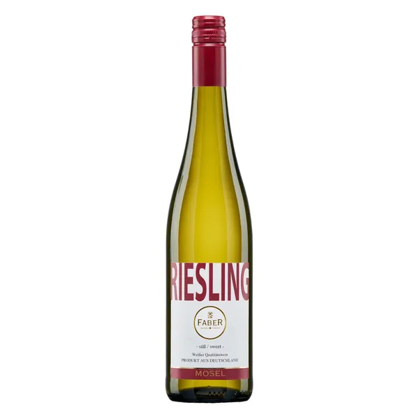 Baltvīns Faber Riesling Mosel saldais 9% 0,75l