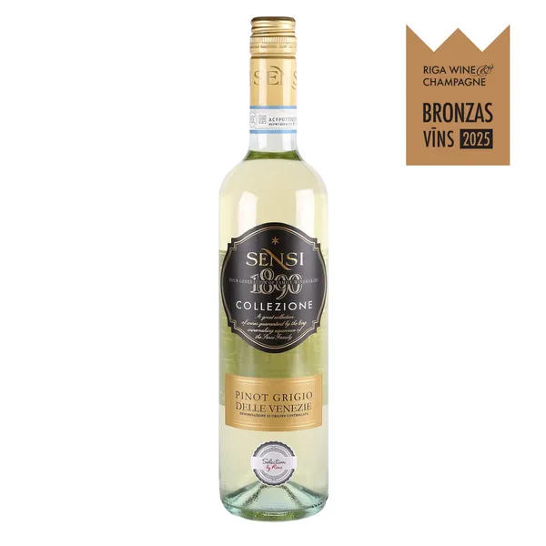 Baltvīns Selection by Rimi Pinot Grigio 1890 Collezione 12,5% 0,75l, sauss