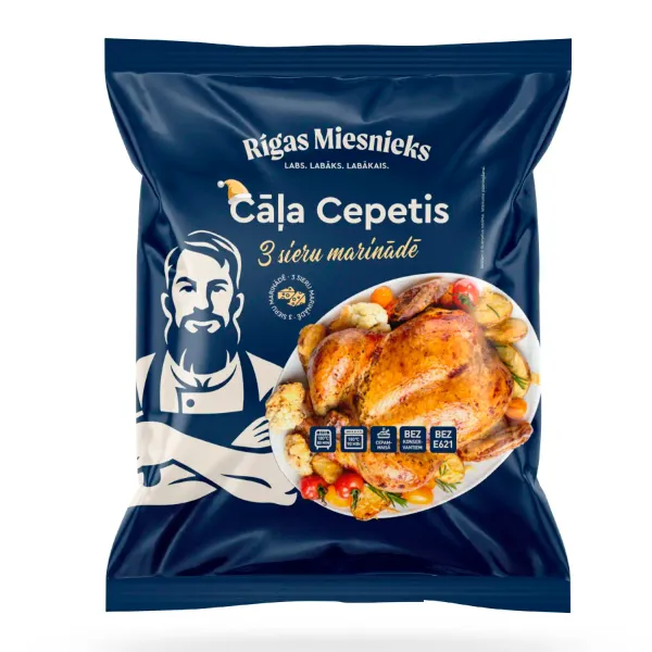 Cāļa cepetis Rīgas miesnieks trīs sieru marinādē kg