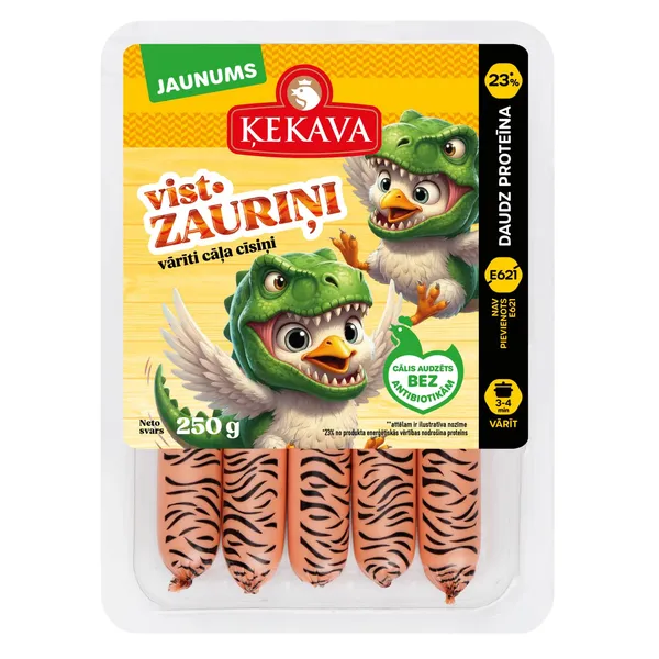 Cāļa cīsiņi Ķekava Vist-zauriņi 250g