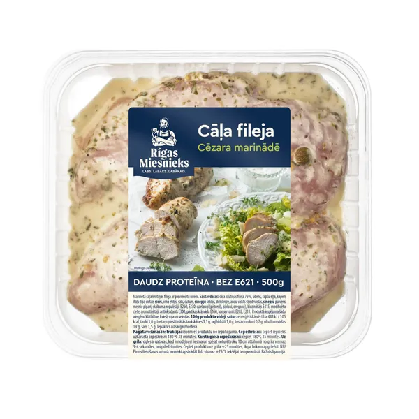 Cāļa fileja Rīgas Miesnieks Cēzara marinādē 500g