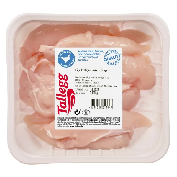 Cāļa fileja Tallegg atdzesēta 400g