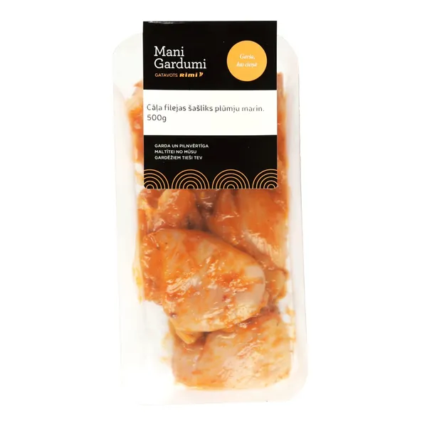 Cāļa filejas šašliks plūmju marin. 500g