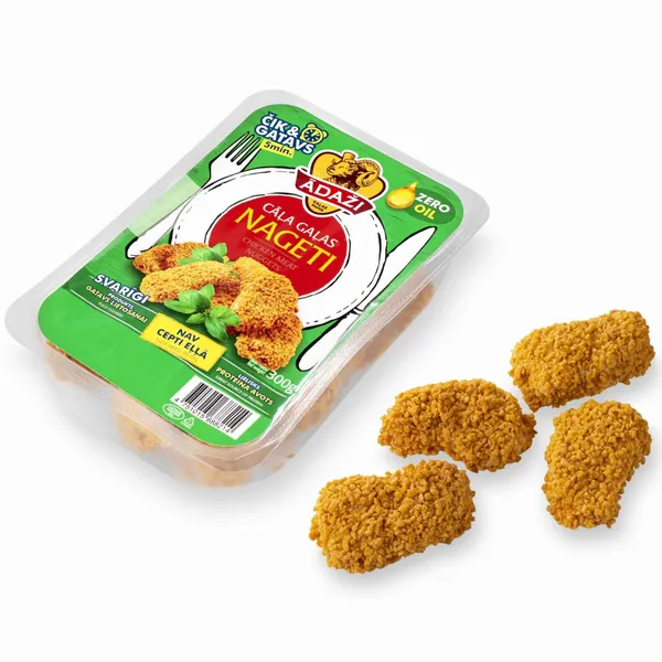 Cāļa gaļas nageti Zero Oil ĀDAŽI 300g