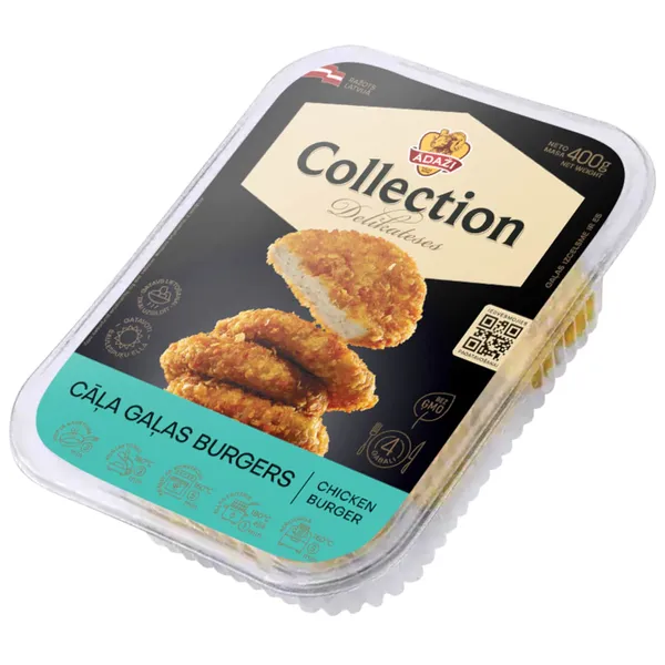 Cāļa gaļas burgers GNA Collection 400g