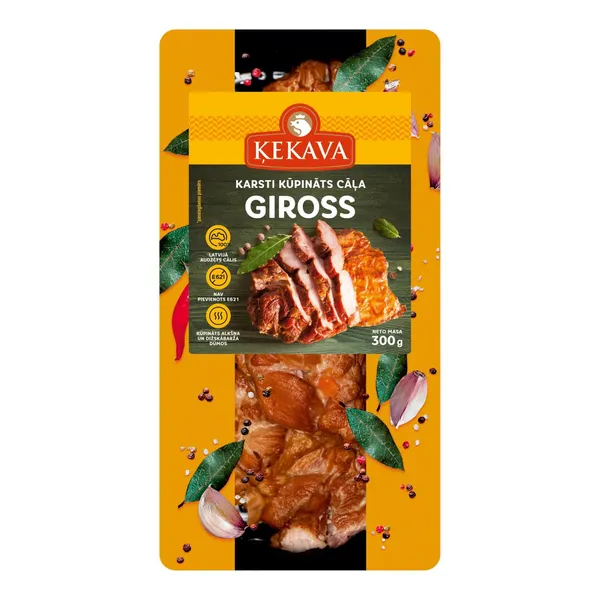 Karsti kūpināts cāļa giross ĶEKAVA 300g