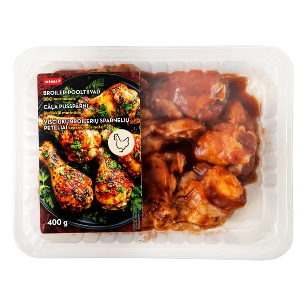 Cāļa pusspārni Rimi barbekjū marinādē 400g