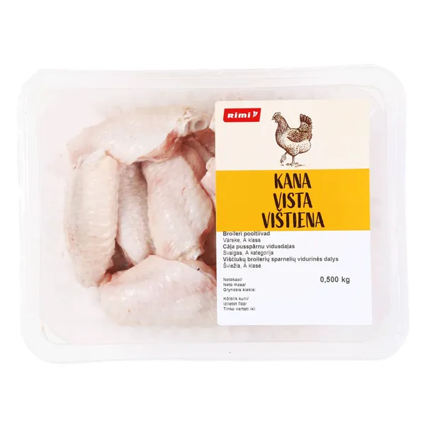Cāļa pusspārnu vidusdaļas Rimi svaigas, A šķira 500g